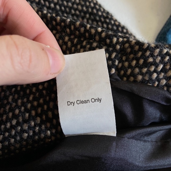 Cabi Tweed Wool Blend Tan Black Career Blazer - Picture 6 of 7